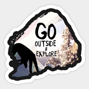 Go Outside & Explore 2 Sticker